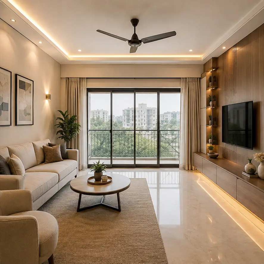 Interior after renovation